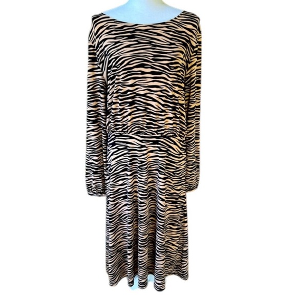 Loft ladies animal print dress size 12. Excellent condition. - Picture 1 of 15